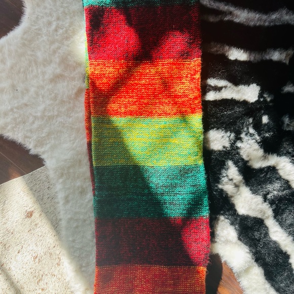 Bright Colored Scarf Wrap - Picture 2 of 3